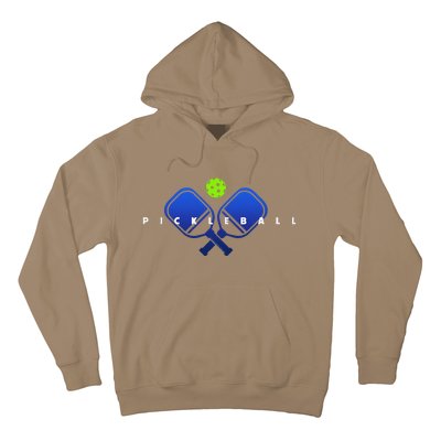 Cool Stylized Pickleball With Paddles And Ball Pickleball Hoodie