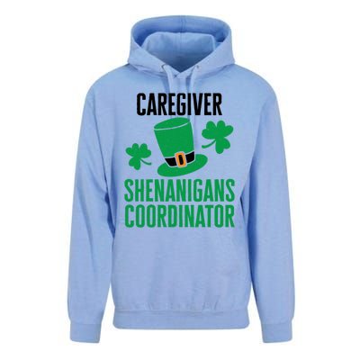 Caregiver St. Patricks Day Shenanigans Coordinator Premium Unisex Surf Hoodie