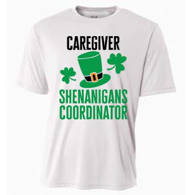 Caregiver St. Patricks Day Shenanigans Coordinator Premium Cooling Performance Crew T-Shirt