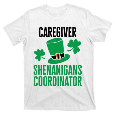 Caregiver St. Patricks Day Shenanigans Coordinator Premium T-Shirt