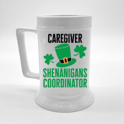 Caregiver St. Patricks Day Shenanigans Coordinator Premium Beer Stein