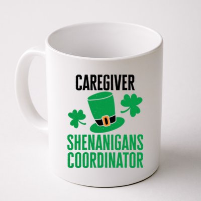 Caregiver St. Patricks Day Shenanigans Coordinator Premium Coffee Mug