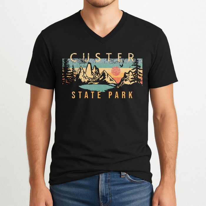 Custer State Park V-Neck T-Shirt