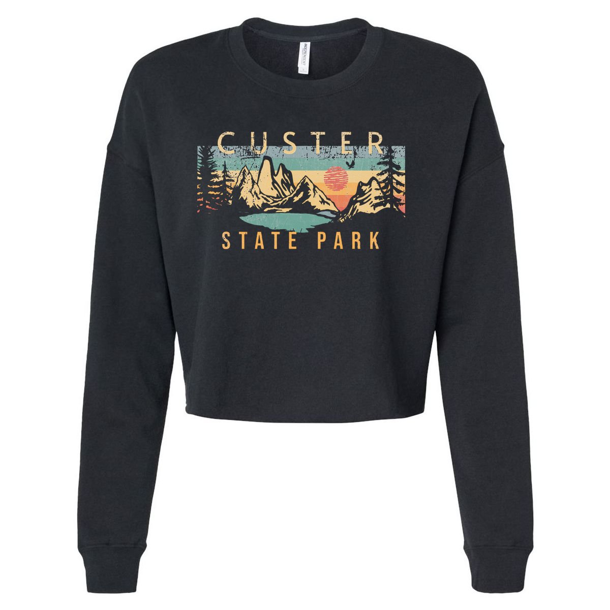 Custer State Park Cropped Pullover Crew