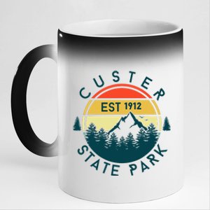 Custer State Park 11oz Black Color Changing Mug