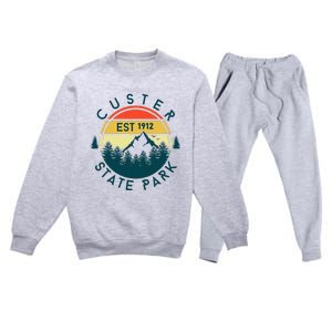 Custer State Park Premium Crewneck Sweatsuit Set