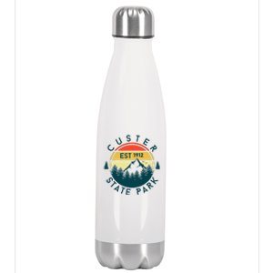 Custer State Park Stainless Steel Insulated Water Bottle