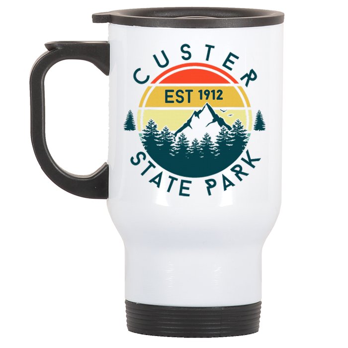 Custer State Park Stainless Steel Travel Mug