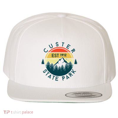 Custer State Park Wool Snapback Cap