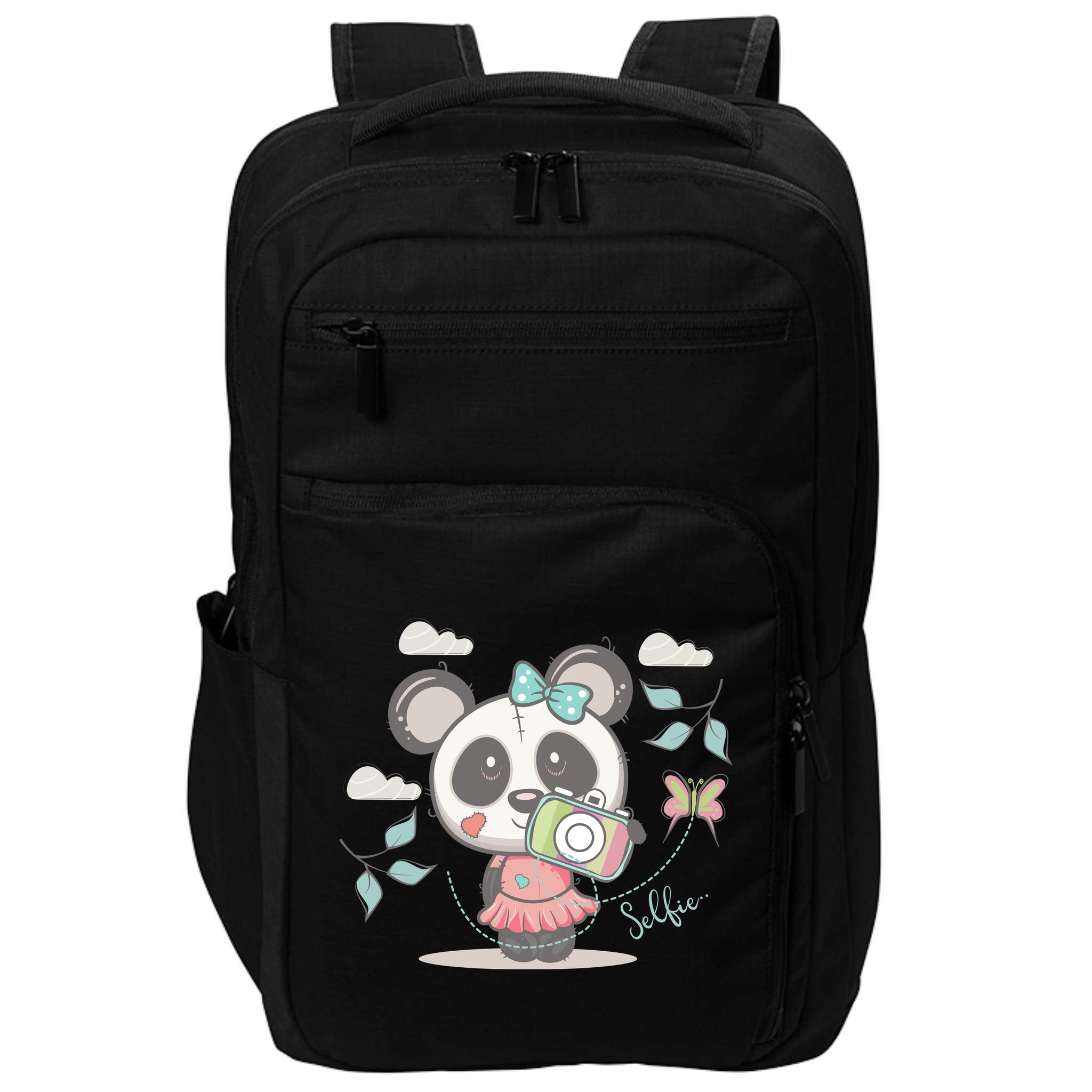 Cute Selfie Panda Girl Impact Tech Backpack