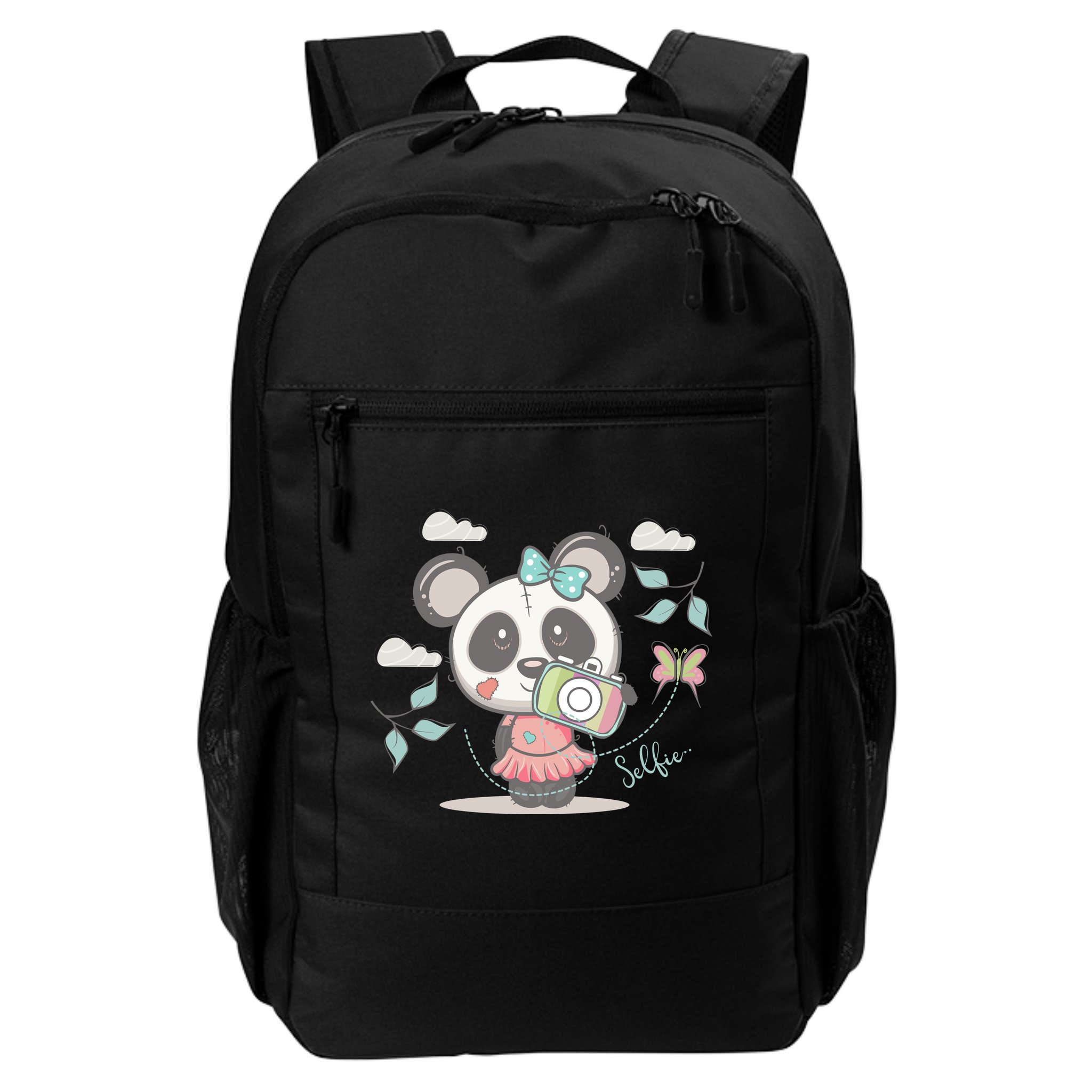 Cute Selfie Panda Girl Backpack