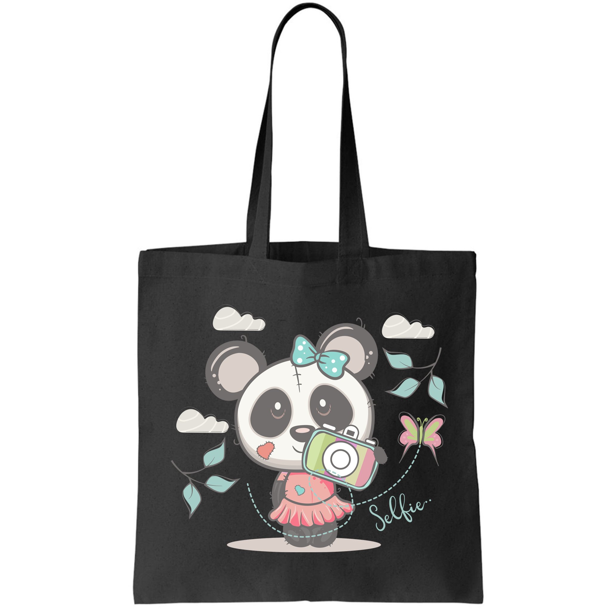 Cute Selfie Panda Girl Bag