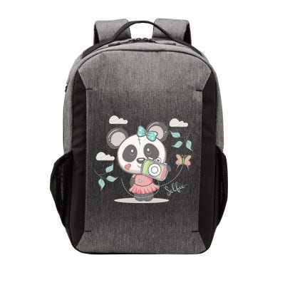 Cute Selfie Panda Girl Vector Backpack