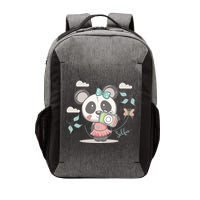 Cute Selfie Panda Girl Vector Backpack