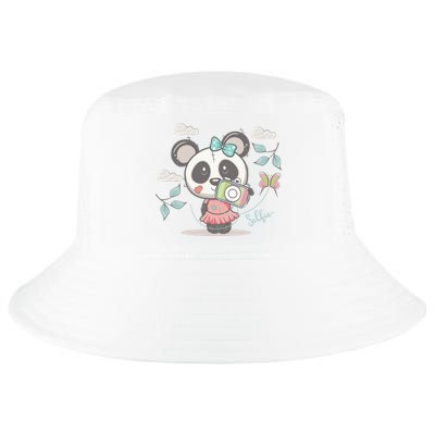 Cute Selfie Panda Girl Cool Comfort Performance Bucket Hat