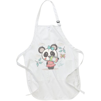Cute Selfie Panda Girl Apron