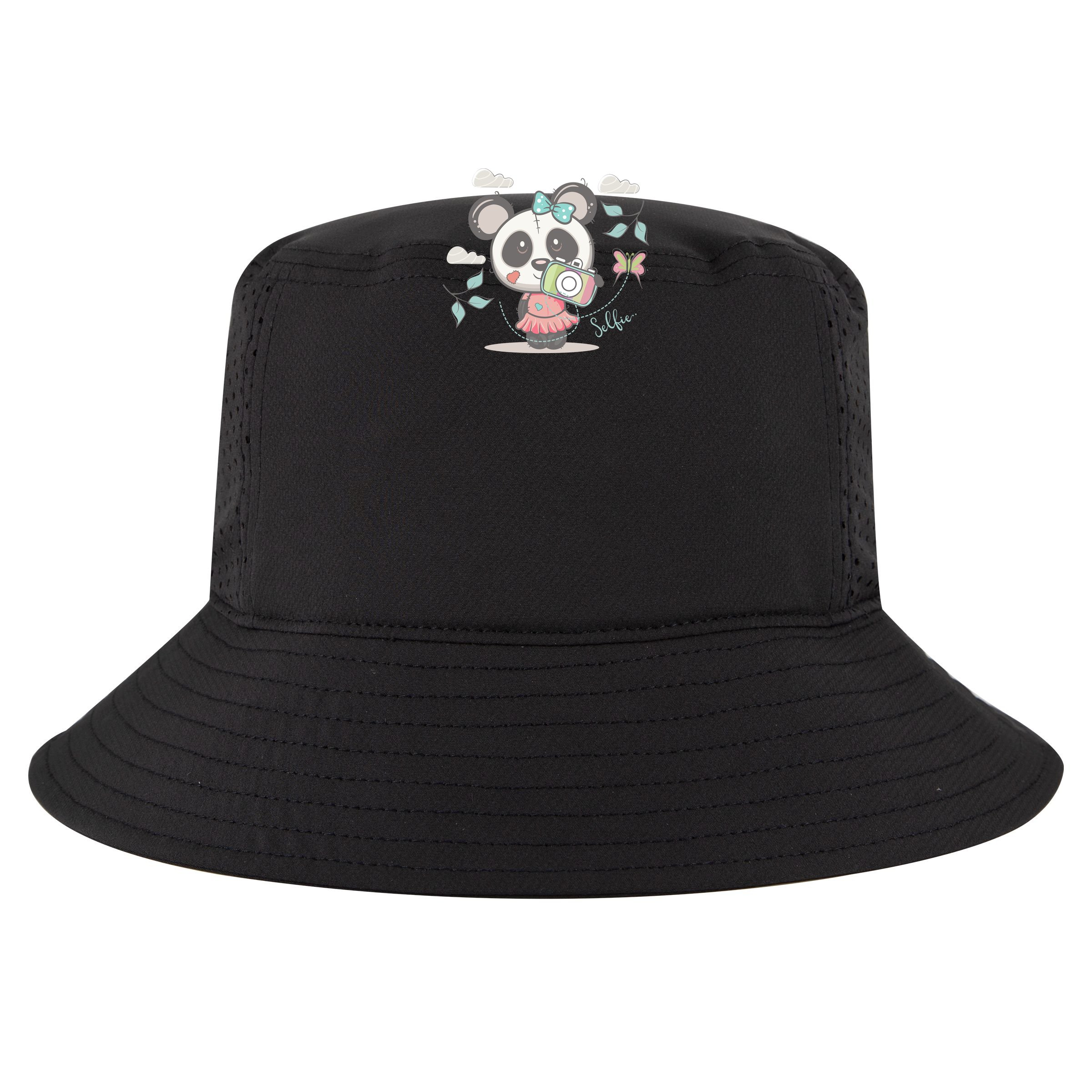Cute Selfie Panda Girl Bucket Hat