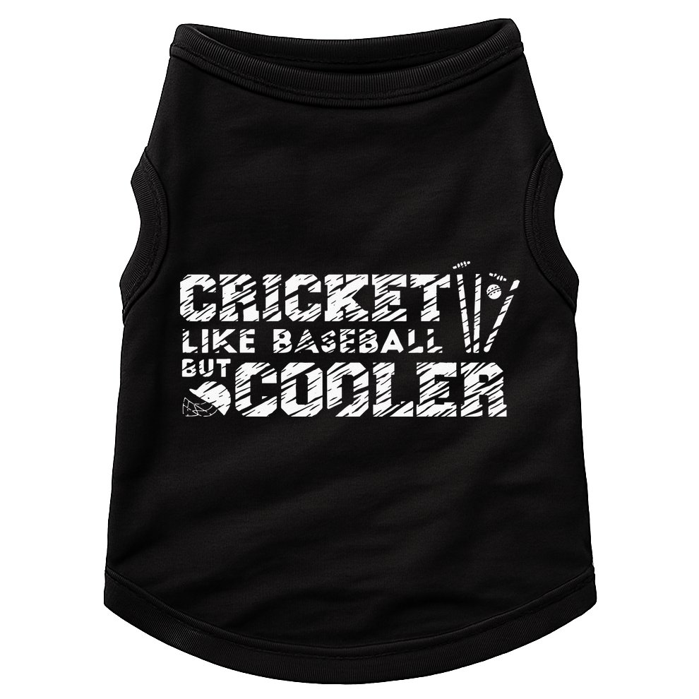Cricket Sport Player Doggie Tank