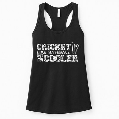 Cricket Sport Player Womens Tank Top