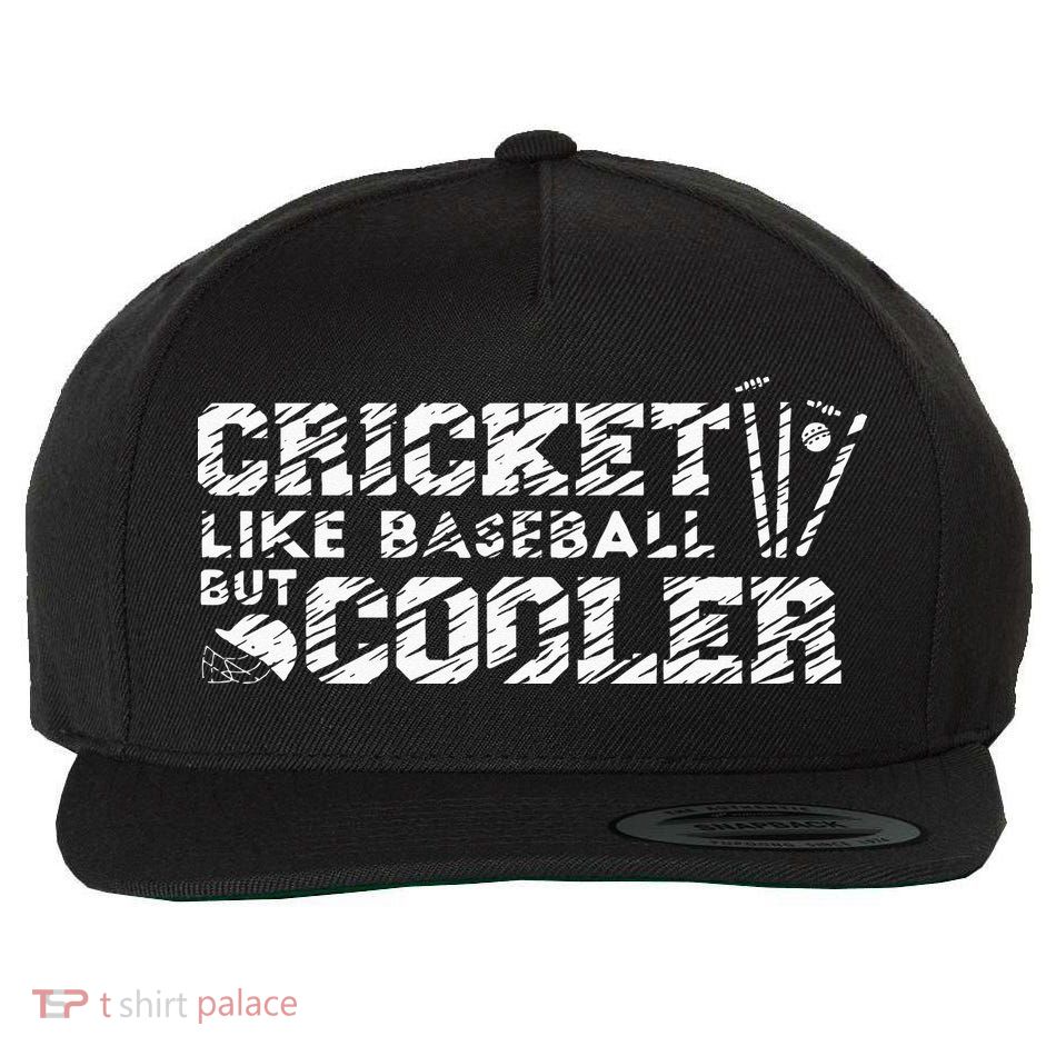 Cricket Sport Player Wool Snapback Cap