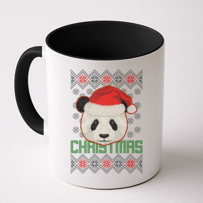 Cute Santa Panda Ugly Christmas Sweater Mug