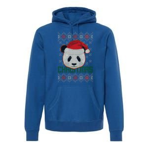 Cute Santa Panda Ugly Christmas Sweater Premium Hoodie