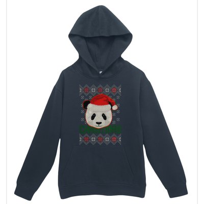 Cute Santa Panda Ugly Christmas Sweater Urban Pullover Hoodie