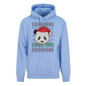 Cute Santa Panda Ugly Christmas Sweater Unisex Surf Hoodie