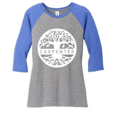 Carpenter St Patrick's Day Matching Family Irish Last Name Cute Gift Women's Tri-Blend 3/4-Sleeve Raglan Shirt