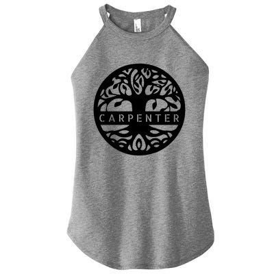 Carpenter St Patrick's Day Matching Family Irish Last Name Cute Gift Women's Perfect Tri Rocker Tank