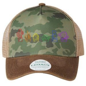 Cactus Succulent Pride Rainbow Plant Lover Subtle Lgbt Gay Legacy Tie Dye Trucker Hat