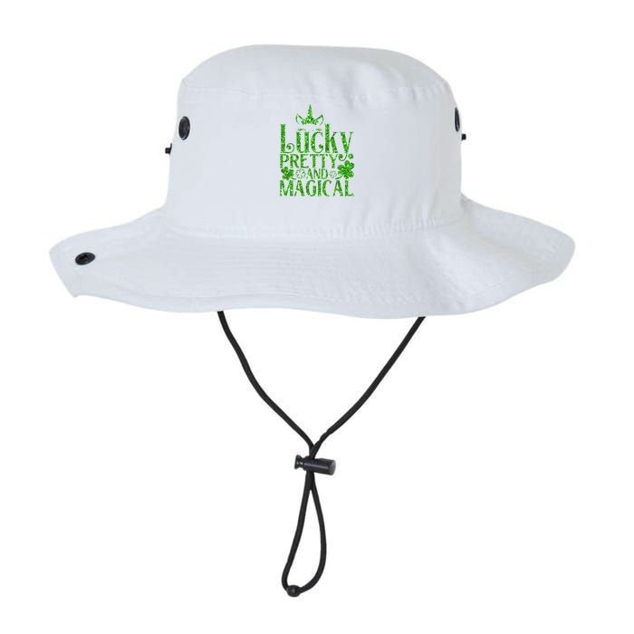 Cute St Patricks Day Lucky Pretty and Magical Bucket Hat