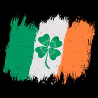 Cool St Patrick's Day Painted Distressed Irish Shamrock Flag Daily Commute Backpack