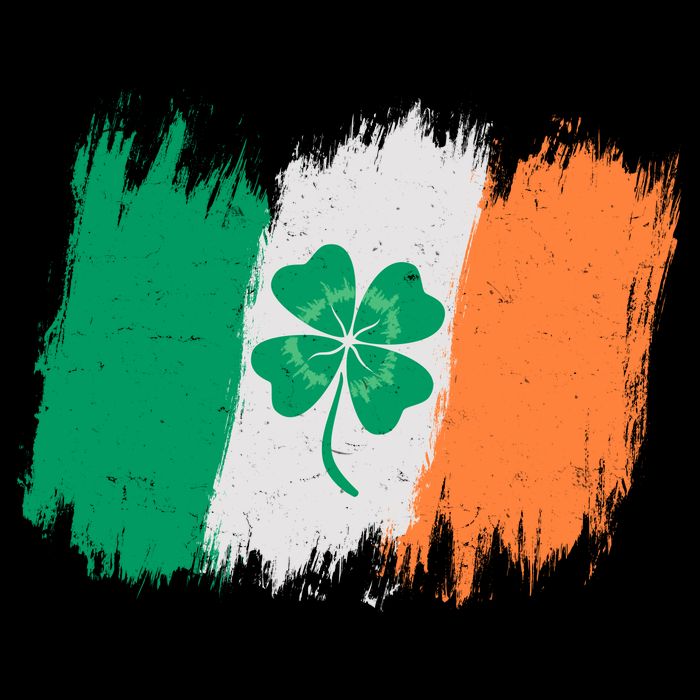 Cool St Patrick's Day Painted Distressed Irish Shamrock Flag Daily Commute Backpack