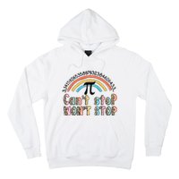 Can't Stop Pi Won't Stop Leopard Pi Day Math Lover Hoodie