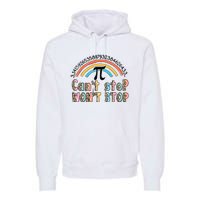 Can't Stop Pi Won't Stop Leopard Pi Day Math Lover Premium Hoodie