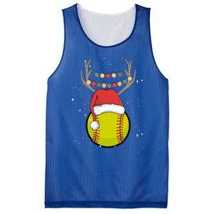 Christmas Softball Player Santa Claus Xmas Day Sport Gift Mesh Reversible Basketball Jersey Tank