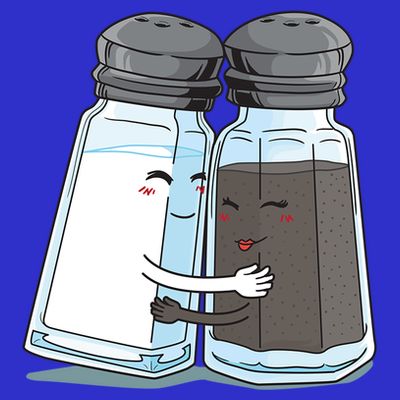 Cute Salt Pepper Shaker Hugs Funny Gift T-Shirt