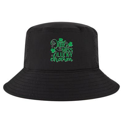 Cute St Patricks Day Little Miss Lucky Charm Cool Comfort Performance Bucket Hat