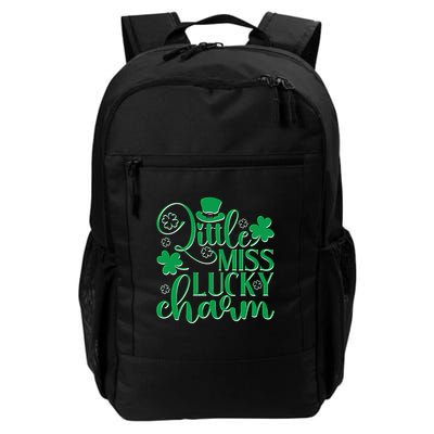 Cute St Patricks Day Little Miss Lucky Charm Backpack