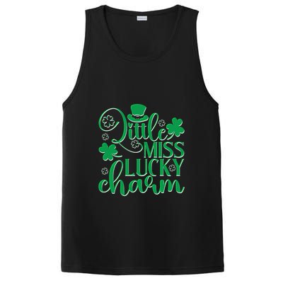Cute St Patricks Day Little Miss Lucky Charm PosiCharge Competitor Tank