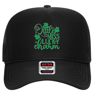 Cute St Patricks Day Little Miss Lucky Charm Trucker Hat