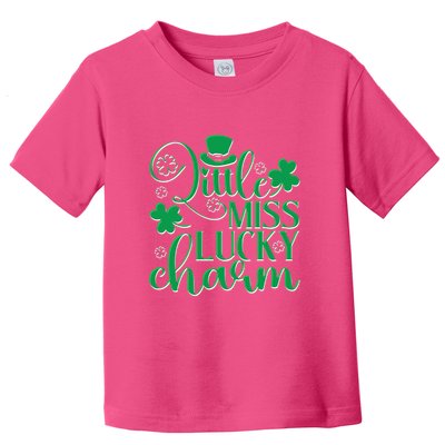 Cute St Patricks Day Little Miss Lucky Charm Toddler T-Shirt