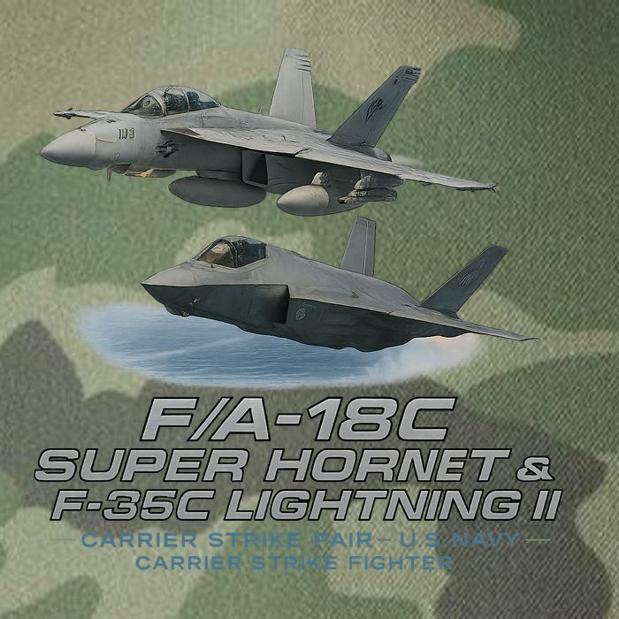 Carrier Strike Pair – F/A-18F & F-35C Legacy Tie Dye Trucker Hat
