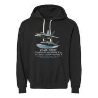 Carrier Strike Pair – F/A-18F & F-35C Garment-Dyed Fleece Hoodie