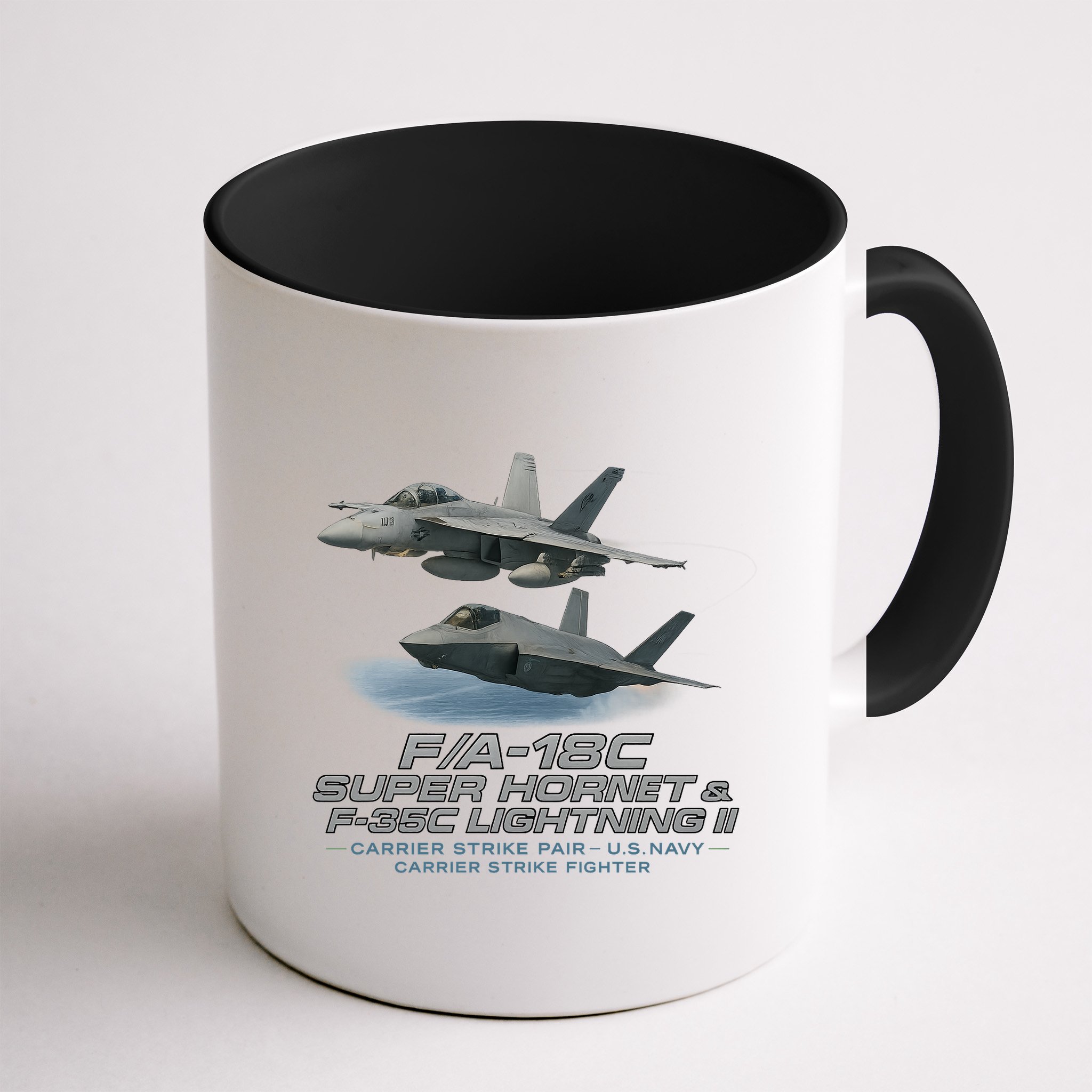 Carrier Strike Pair – F/A-18F & F-35C Mug