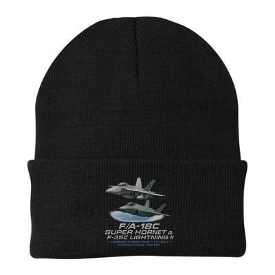 Carrier Strike Pair – F/A-18F & F-35C Beanie