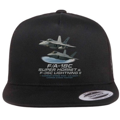 Carrier Strike Pair – F/A-18F & F-35C Flatbill Hat