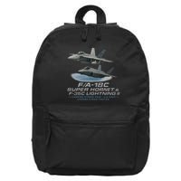 Carrier Strike Pair – F/A-18F & F-35C 16 in Basic Backpack