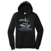 Carrier Strike Pair – F/A-18F & F-35C Women's Pullover Hoodie